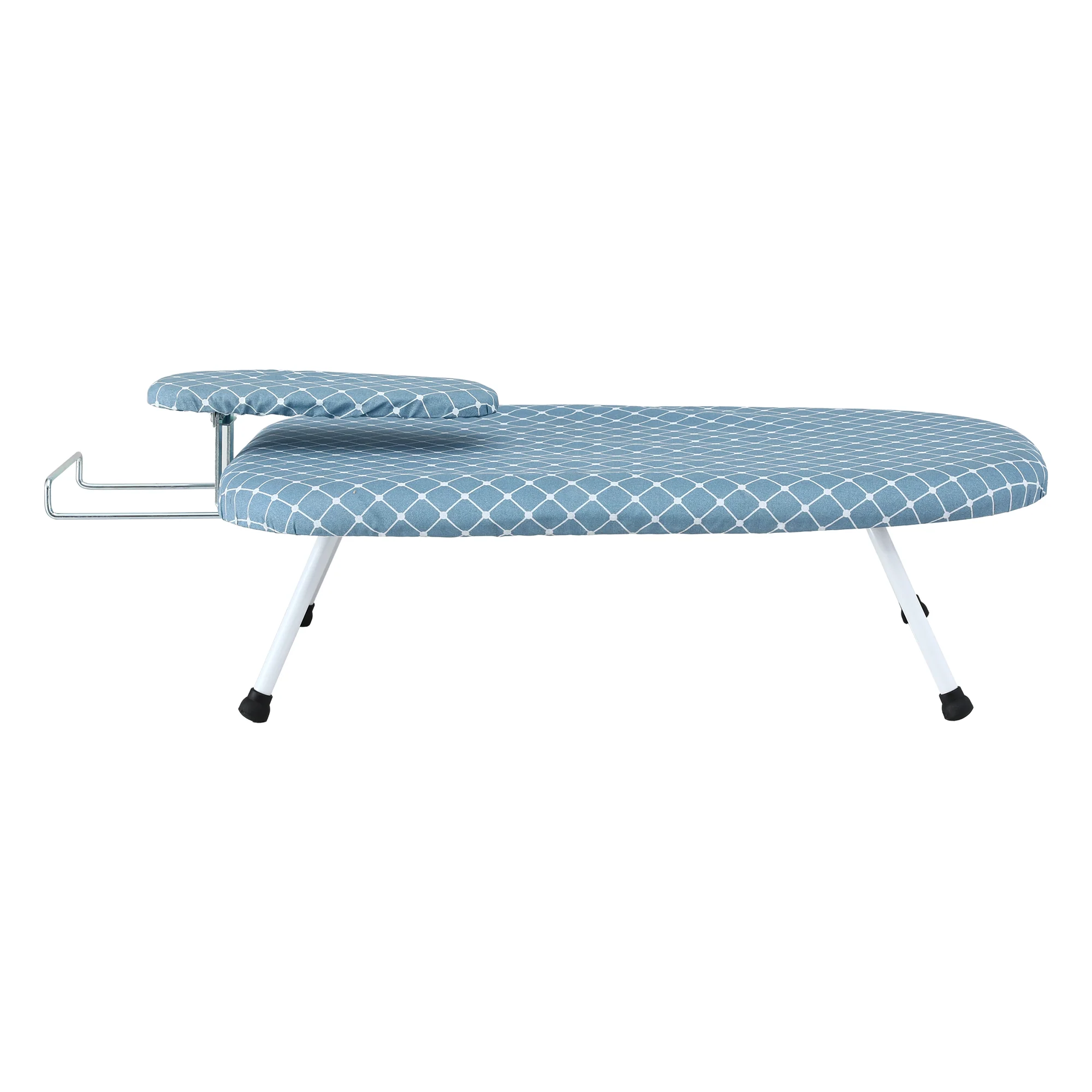 Artiss Tabletop Ironing Board with Small Ironing Boards with Folding Legs Blue - Image 4