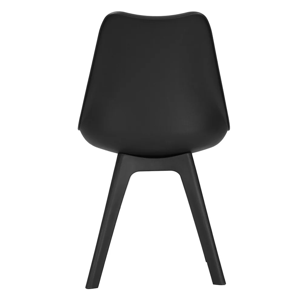 Artiss Dining Chairs Set of 4 Leather Plastic DSW Replica Black - Image 4